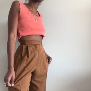 Vintage Brown high waisted pant